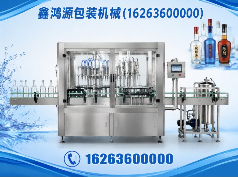临朐县全自动灌装生产线展示图
